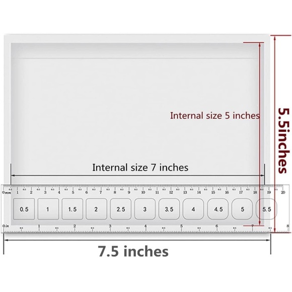 50pk - 7.5" x 5.5" Clear Plastic Adhesive Packing Mailing Shipping labe… - Picture 5 of 5